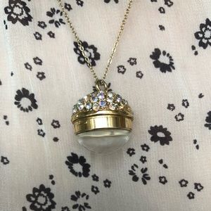 Vintage Gold Sheffield Watch Pendant with Gems
